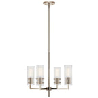 Kichler Lighting Velestino 20.5'' 4-light Chandelier In Black