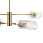 Kichler Lighting 52681CPZ Champagne Bronze Velestino 47.50'' 4-light Linear Chandelier In Champagne Bronze Image 4