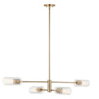 Kichler Lighting 52681CPZ Champagne Bronze Velestino 47.50'' 4-light Linear Chandelier In Champagne Bronze Image 5