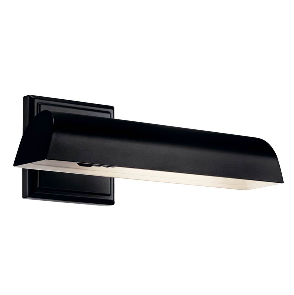 Kichler Lighting 52684BK Black Carston 12 Inch 1 Light Picture Light In Black Image 1