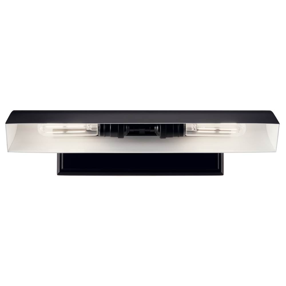 Kichler Lighting 52685BK Black Carston 18 Inch 2 Light Picture Light In Black Image 5