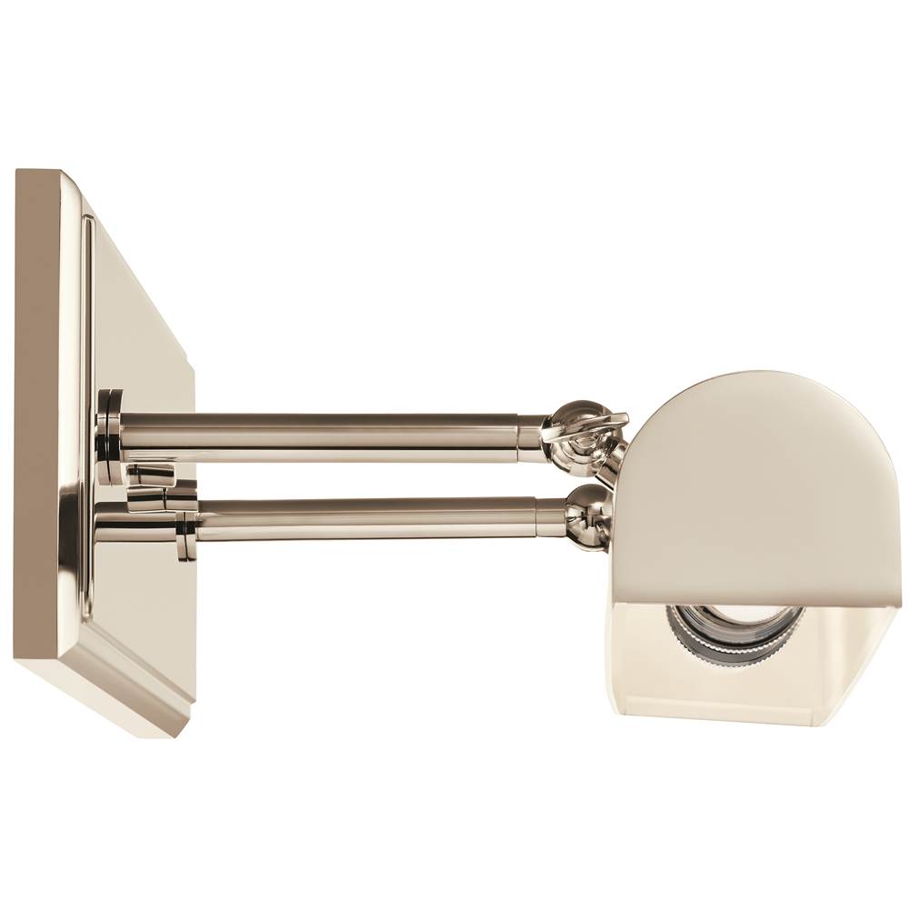 Kichler Lighting 52685PN Polished Nickel Carston 18 Inch 2 Light Picture Light In Polished Nickel Image 1