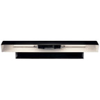 Kichler Lighting 52686BK Black Carston 24 Inch 2 Light Picture Light In Black With White Interior Image 4