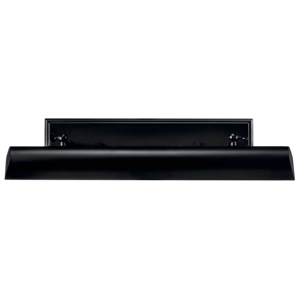 Kichler Lighting 52686BK Black Carston 24 Inch 2 Light Picture Light In Black With White Interior Image 3