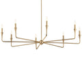 Kichler Lighting 52691CPZ Champagne Bronze Alvaro 50 Inch 8 Light Chandelier In Champagne Bronze Image 1