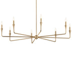 Kichler Lighting 52691CPZ Champagne Bronze Alvaro 50 Inch 8 Light Chandelier In Champagne Bronze Image 1