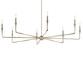 Kichler Lighting 52691PN Polished Nickel Alvaro 50 Inch 8 Light Chandelier In Polished Nickel Image 1
