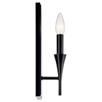 Kichler Lighting 52694BK Black Alvaro 11.5 Inch 1 Light Wall Sconce In Black Image 4