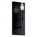 Kichler Lighting 52694BK Black Alvaro 11.5 Inch 1 Light Wall Sconce In Black Image 1