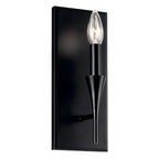 Kichler Lighting 52694BK Black Alvaro 11.5 Inch 1 Light Wall Sconce In Black Image 1