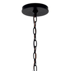 Kichler Lighting 52695BK Black Malene 32 Inch 6 Light Chandelier In Black Image 6