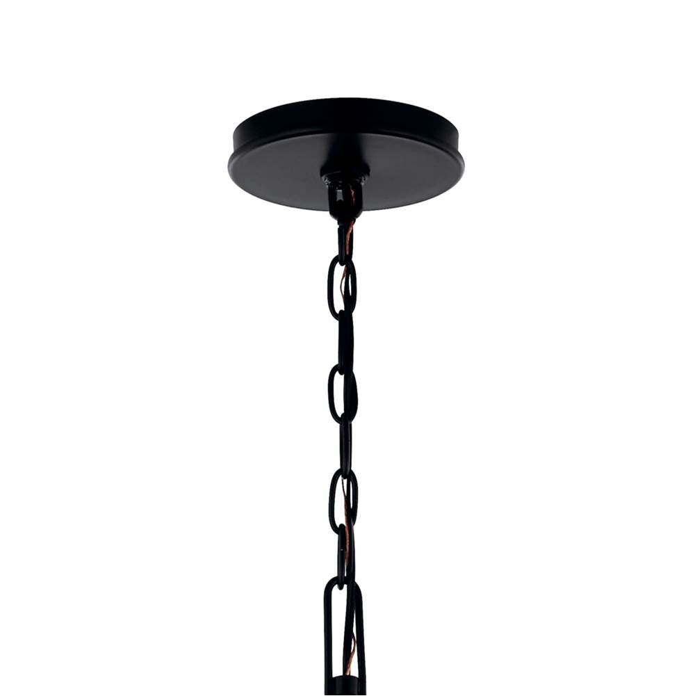 Kichler Lighting 52696BK Black Malene 42 Inch 6 Light Chandelier In Black Image 5
