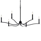 Kichler Lighting Malene 42 Inch 6 Light Chandelier In Black