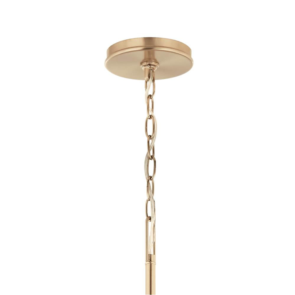 Kichler Lighting 52696CPZ Champagne Bronze Malene 42 Inch 6 Light Chandelier In Champagne Bronze Image 5