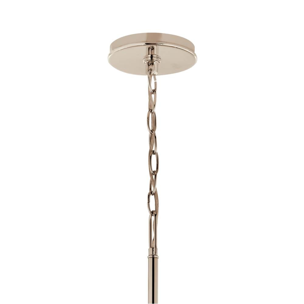 Kichler Lighting 52696PN Polished Nickel Malene 42 Inch 6 Light Chandelier In Polished Nickel Image 5