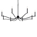 Kichler Lighting Malene 52 Inch 8 Light Chandelier In Black