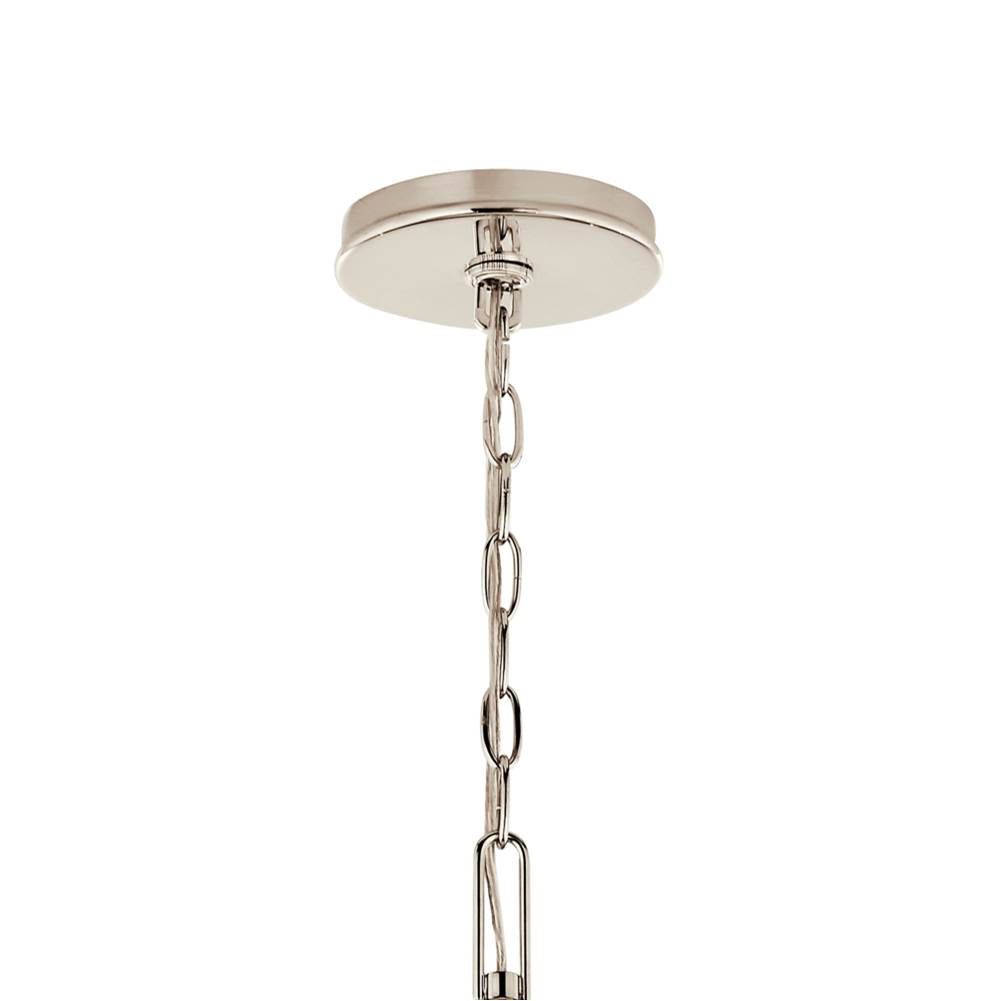 Kichler Lighting 52697PN Polished Nickel Malene 52 Inch 8 Light Chandelier In Polished Nickel Image 5
