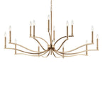 Kichler Lighting Malene 52.75 Inch 14 Light 2-tier Chandelier In Champagne Bronze