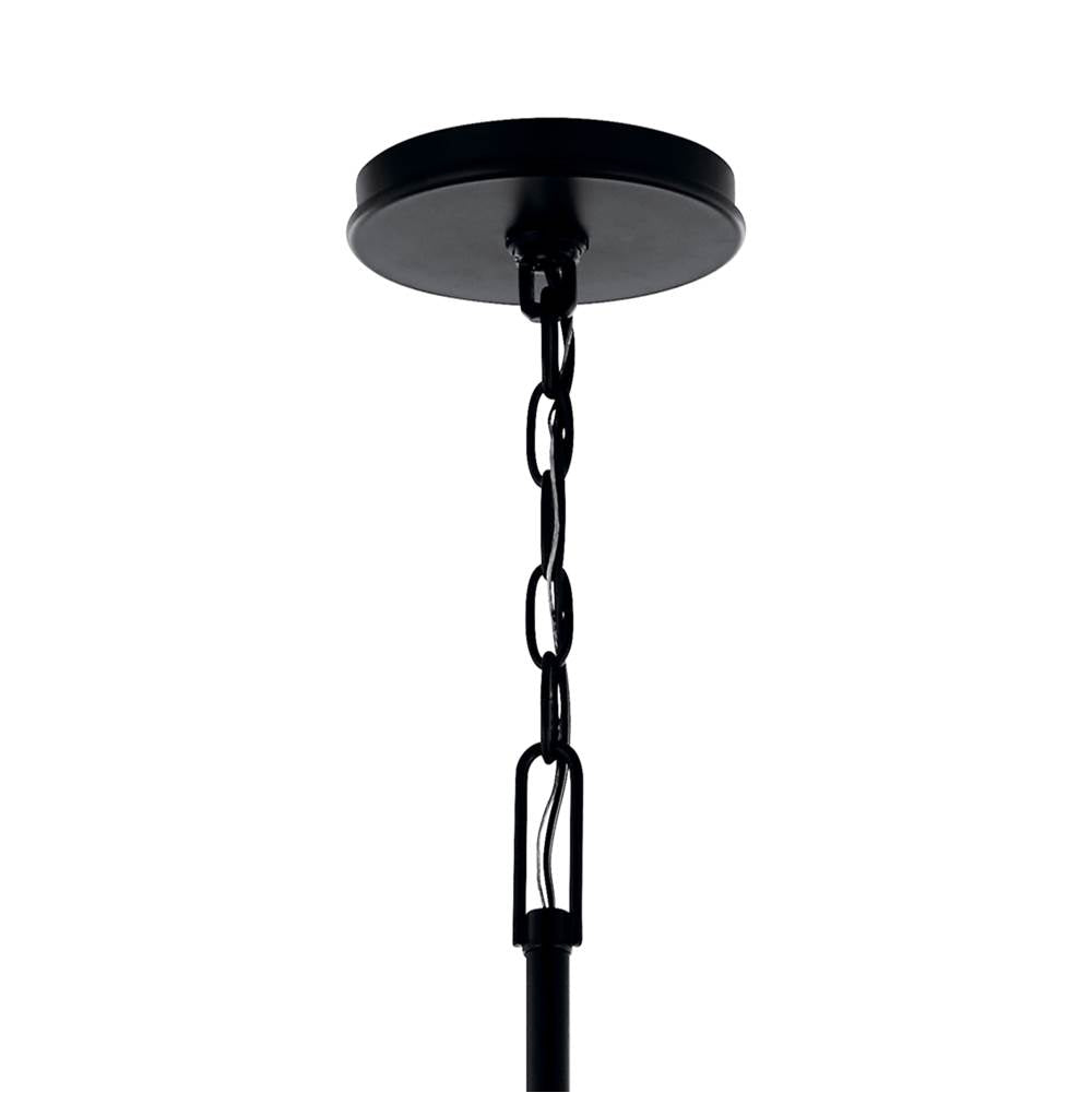 Kichler Lighting 52699BK Black Malene 45.25 Inch 8 Light Foyer Chandelier In Black Image 6