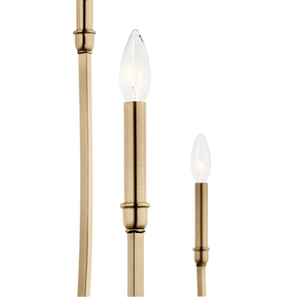 Kichler Lighting 52699CPZ Champagne Bronze Malene 45.25 Inch 8 Light Foyer Chandelier In Champagne Bronze Image 5
