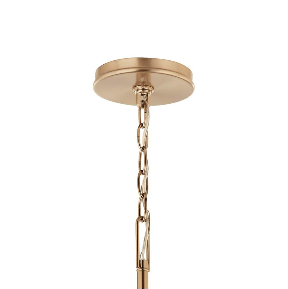 Kichler Lighting 52699CPZ Champagne Bronze Malene 45.25 Inch 8 Light Foyer Chandelier In Champagne Bronze Image 6