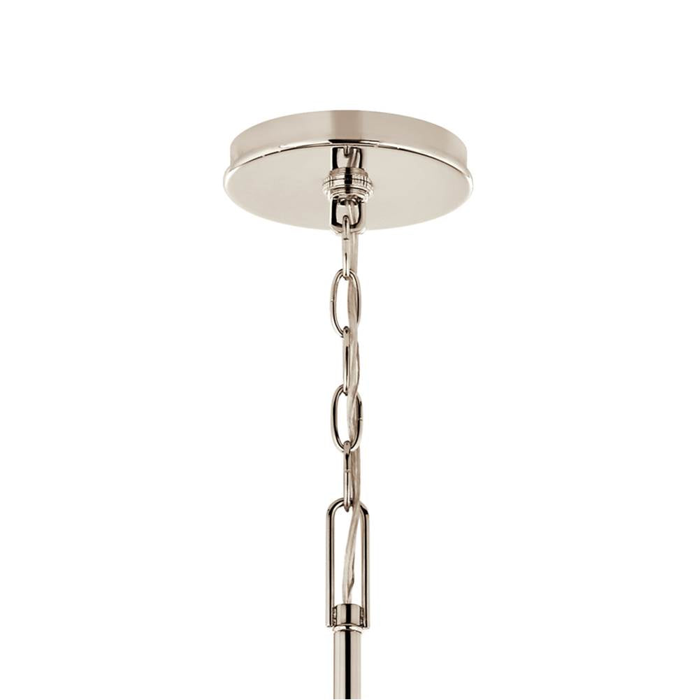 Kichler Lighting 52699PN Polished Nickel Malene 45.25 Inch 8 Light Foyer Chandelier In Polished Nickel Image 6