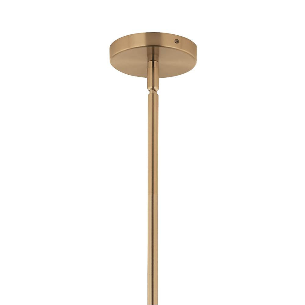 Kichler Lighting 52701CPZCLR Champagne Bronze Silvarious 30 Inch 12 Light Convertible Chandelier With Clear Glass In Champagne Bronze Image 4