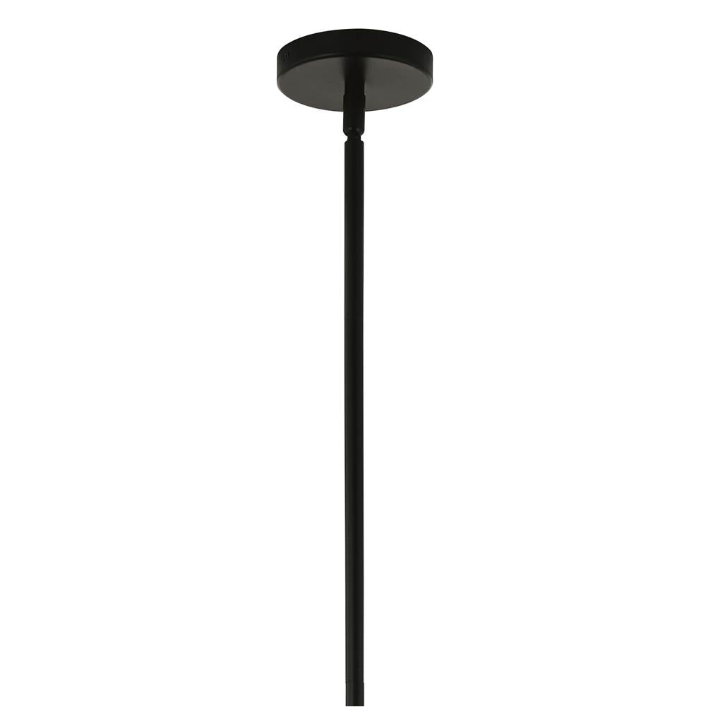 Kichler Lighting 52702BK Black Silvarious 38 Inch 16 Light Convertible Chandelier With Clear Crackled Glass In Black Image 2