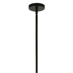 Kichler Lighting 52702BK Black Silvarious 38 Inch 16 Light Convertible Chandelier With Clear Crackled Glass In Black Image 2