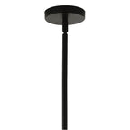 Kichler Lighting 52703BKCLR Black Silvarious 48 Inch 12 Light Linear Convertible Chandelier With Clear Glass In Black Image 5