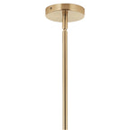 Kichler Lighting 52703CPZCLR Champagne Bronze Silvarious 48 Inch 12 Light Linear Convertible Chandelier With Clear Glass In Champagne Bronze Image 7