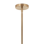 Kichler Lighting 52703CPZ Champagne Bronze Silvarious 48 Inch 12 Light Linear Convertible Chandelier With Clear Crackled Glass In Champagne Bronze Image 9