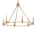 Kichler Lighting 52705CPZ Champagne Bronze Carrick 32.25 Inch 6 Light Chandelier In Champagne Bronze Image 6