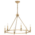 Kichler Lighting 52705CPZ Champagne Bronze Carrick 32.25 Inch 6 Light Chandelier In Champagne Bronze Image 1