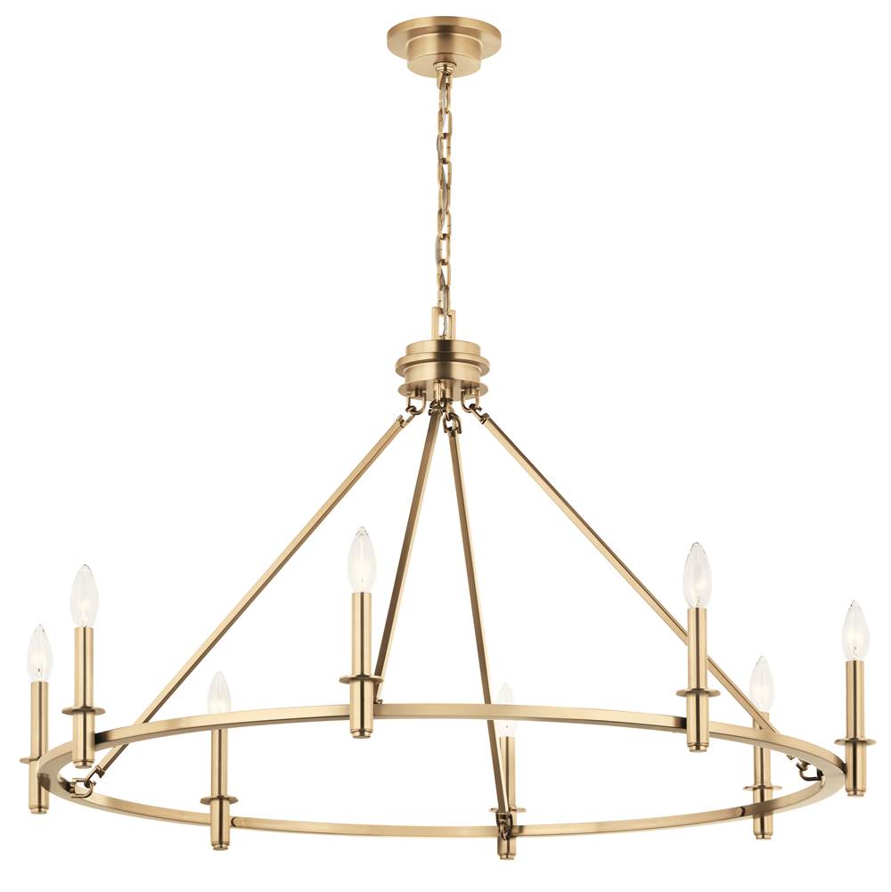 Kichler Lighting 52706CPZ Champagne Bronze Carrick 40.75 Inch 8 Light Chandelier In Champagne Bronze Image 1