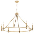 Kichler Lighting 52706CPZ Champagne Bronze Carrick 40.75 Inch 8 Light Chandelier In Champagne Bronze Image 1