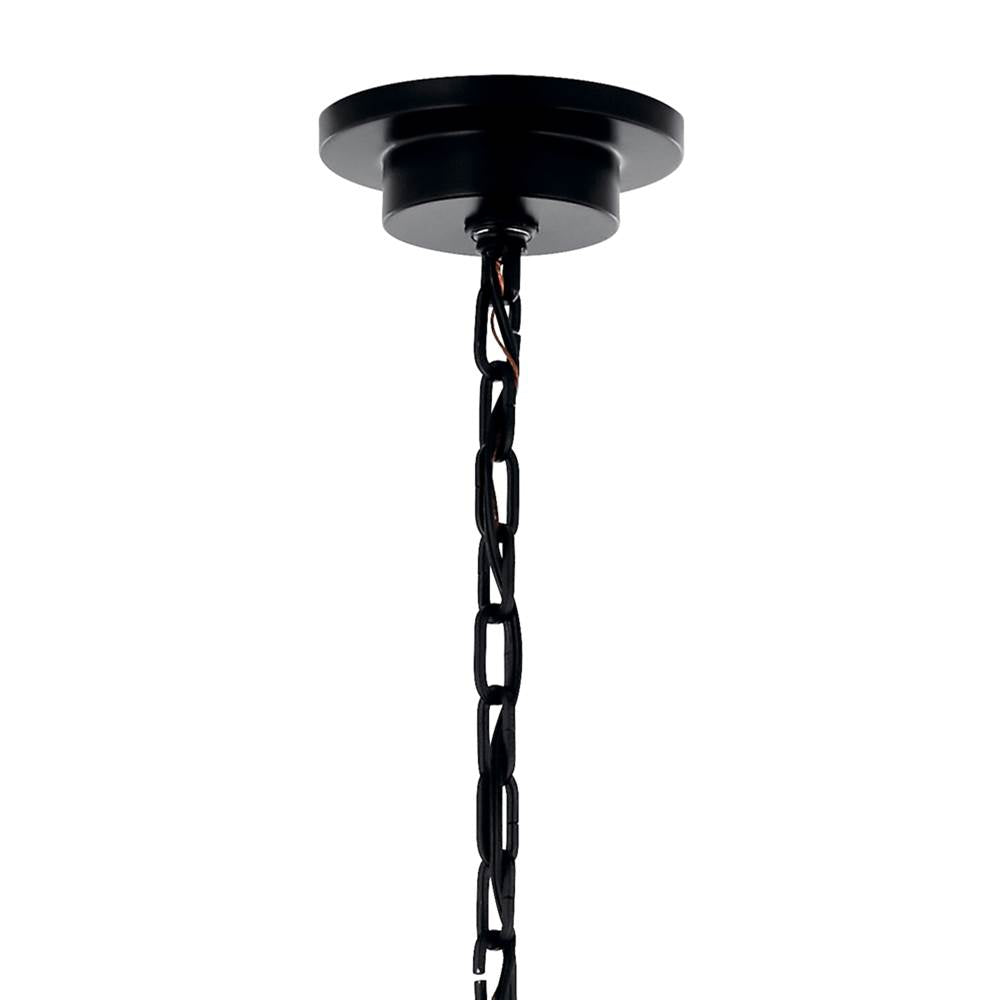 Kichler Lighting 52707BK Black Carrick 54.25 Inch 10 Light Chandelier In Black Image 3