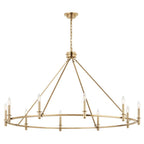 Kichler Lighting 52707CPZ Champagne Bronze Carrick 54.25 Inch 10 Light Chandelier In Champagne Bronze Image 1