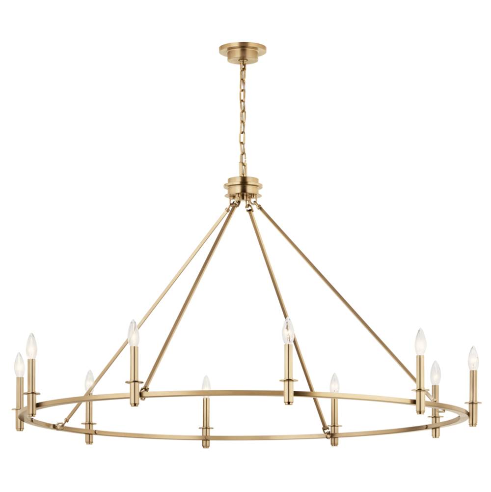 Kichler Lighting 52707CPZ Champagne Bronze Carrick 54.25 Inch 10 Light Chandelier In Champagne Bronze Image 1