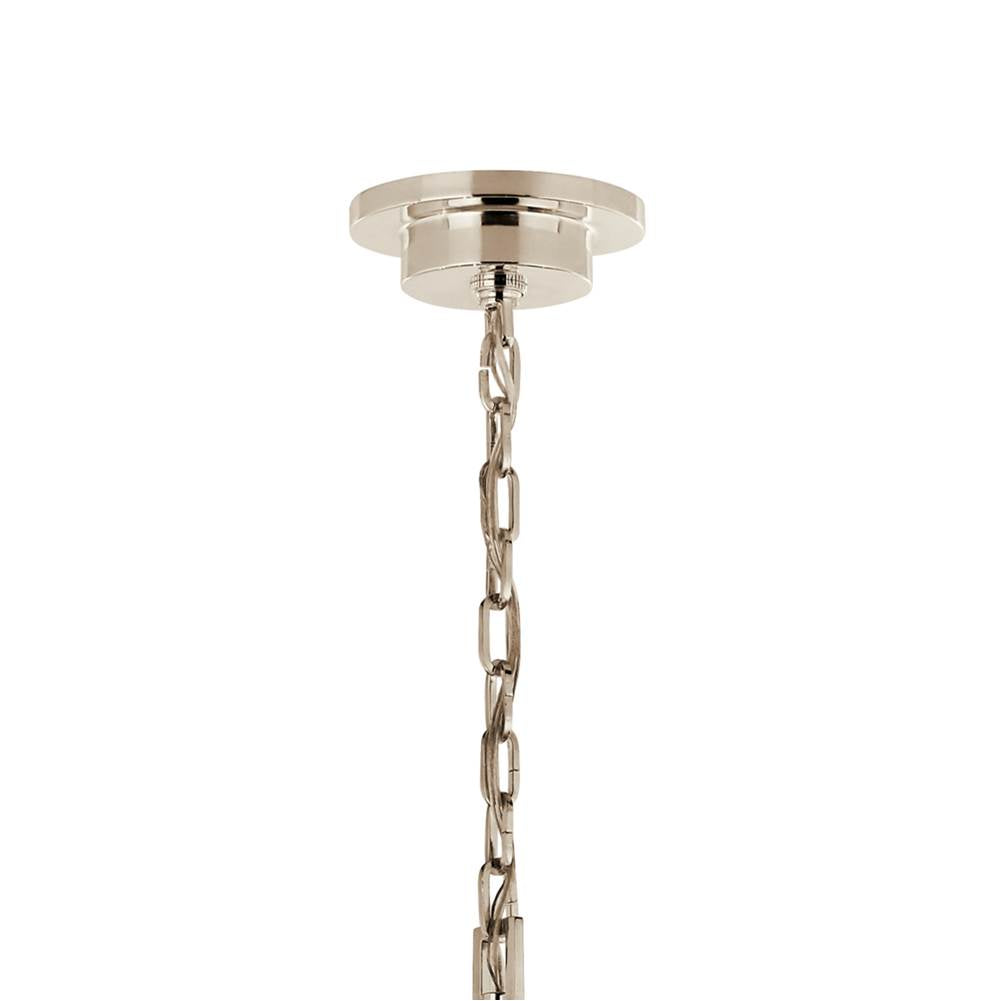 Kichler Lighting 52707PN Polished Nickel Carrick 54.25 Inch 10 Light Chandelier In Polished Nickel Image 3