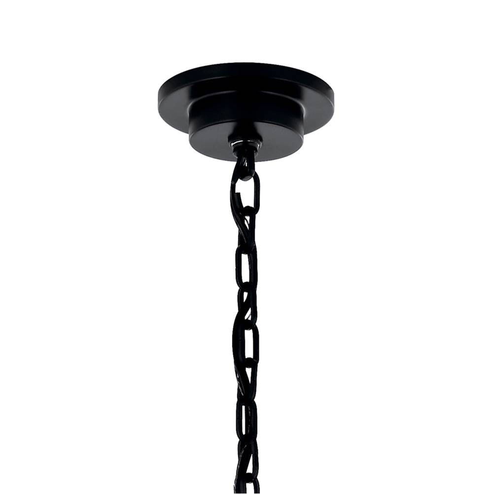 Kichler Lighting 52708BK Black Carrick 54.25 Inch 18 Light 2-tier Chandelier In Black Image 3