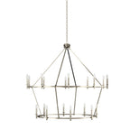 Kichler Lighting 52708PN Polished Nickel Carrick 54.25 Inch 18 Light 2-tier Chandelier In Polished Nickel Image 3