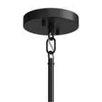 Kichler Lighting 52716BK Black Madden 20 Inch 4 Light Convertible Chandelier In Black Image 3