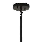 Kichler Lighting 52716BK Black Madden 20 Inch 4 Light Convertible Chandelier In Black Image 4