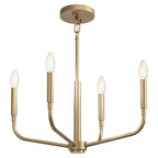 Kichler Lighting 52716CPZ Champagne Bronze Madden 20 Inch 4 Light Convertible Chandelier In Champagne Bronze Image 2