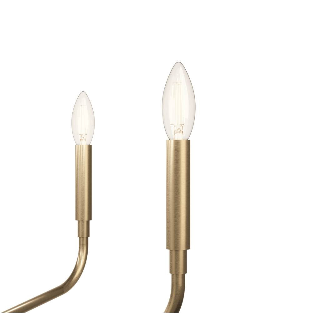 Kichler Lighting 52717CPZ Champagne Bronze Madden 26 Inch 5 Light Chandelier In Champagne Bronze Image 4