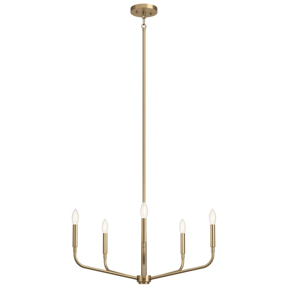 Kichler Lighting Madden 26 Inch 5 Light Chandelier In Champagne Bronze