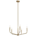 Kichler Lighting 52717CPZ Champagne Bronze Madden 26 Inch 5 Light Chandelier In Champagne Bronze Image 1
