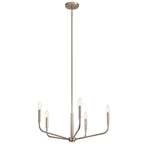 Kichler Lighting 52717NI Brushed Nickel Madden 26 Inch 5 Light Chandelier In Brushed Nickel Image 1