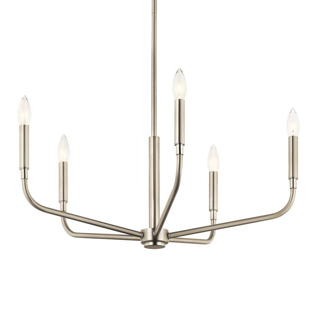 Kichler Lighting 52717NI Brushed Nickel Madden 26 Inch 5 Light Chandelier In Brushed Nickel Image 6